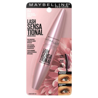 MAYBELLINE New York Lash Sensational Washable Mascara, 254 Very Black, 0.32 oz