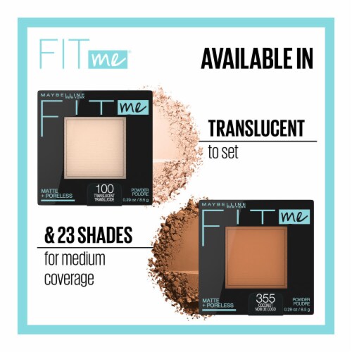 MAYBELLINE New York Fit Me Matte + Poreless Pressed Face Powder Makeup, 330 Toffee, 0.29 oz
