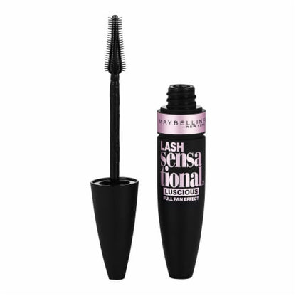 MAYBELLINE New York Lash Sensational Luscious Washable Mascara, 701 Blackest Black, 0.32 oz