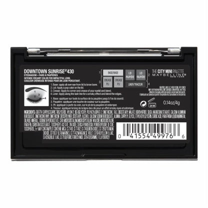 MAYBELLINE New York The City Mini Eyeshadow Palette, 430 Downtown Sunrise, 0.14 oz