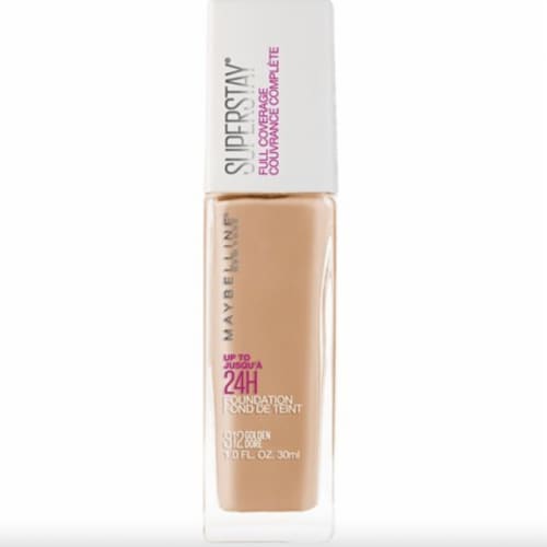 Maybelline Super Stay Longwear Liquid Foundation, Up to 30HR Wear, 102 Fair Porcelain, 1 fl oz