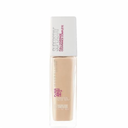 Maybelline Super Stay Longwear Liquid Foundation, Up to 30HR Wear, 112 Natural Ivory, 1 fl oz