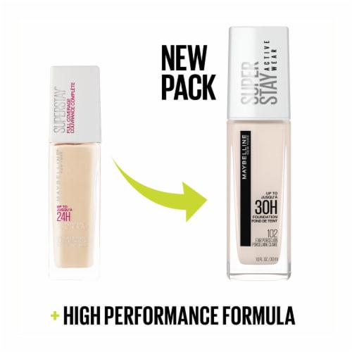 Maybelline Super Stay Longwear Liquid Foundation, Up to 30HR Wear, 130 Buff Beige, 1 fl oz