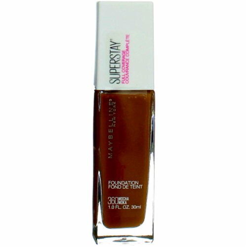 Maybelline Super Stay Longwear Liquid Foundation, Up to 30HR Wear, 360 Mocha, 1 fl oz