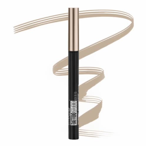 MAYBELLINE New York Tattoo Studio Brow Tint Pen Up To 24 Hr Wear, 350 Blonde, 0.34 oz