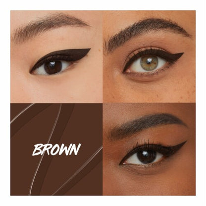 MAYBELLINE New York Master Precise All Day Liquid Eyeliner Makeup, 111 Brown, 0.034 oz