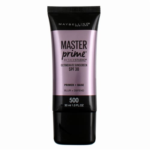 MAYBELLINE New York Facestudio Master Prime Primer Makeup, 100 Blur + Redness Control, 1 oz