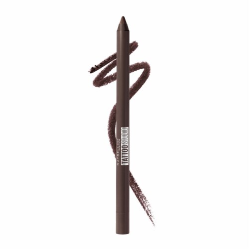 MAYBELLINE New York Tattoo Studio Sharpenable Gel Pencil Longwear Eyeliner Makeup, Biscotti Cream, 0.04 oz.