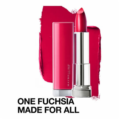 MAYBELLINE New York Color Sensational Made For All Lipstick, 379 Fuchsia For Me, 0.15 oz