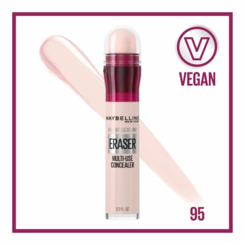 MAYBELLINE New York Instant Age Rewind Eraser Multi-Use Concealer, 095 Cool Ivory, 0.2 oz