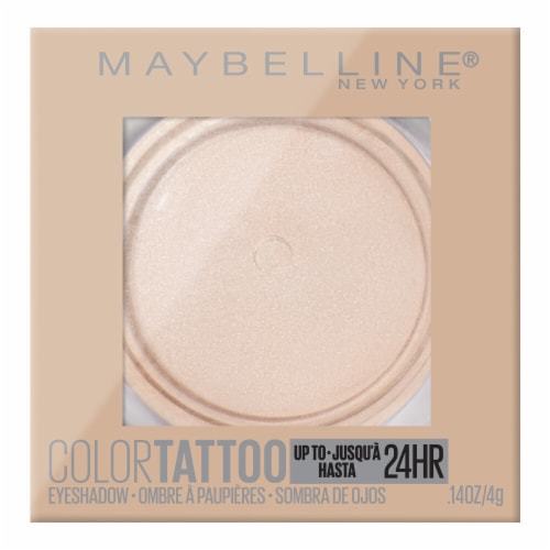 Maybelline Color Tattoo Up To 24HR Longwear Cream Eyeshadow Makeup, Front Runner, 0.14 oz