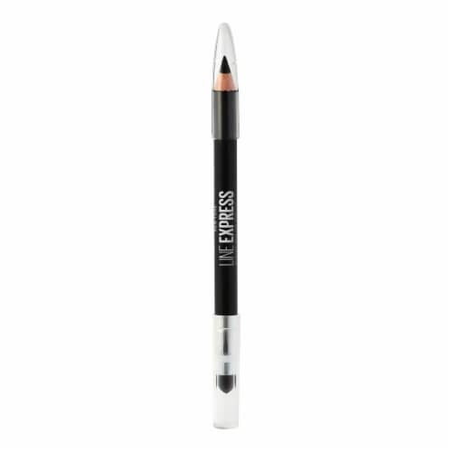 MAYBELLINE New York Line Express Sharpenable Wood Pencil Eyeliner, Ebony Black, 0.035 oz
