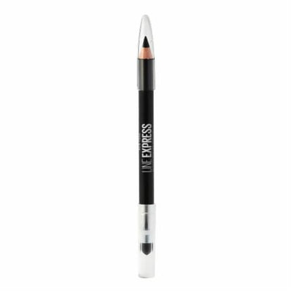 MAYBELLINE New York Line Express Sharpenable Wood Pencil Eyeliner, Ebony Black, 0.035 oz