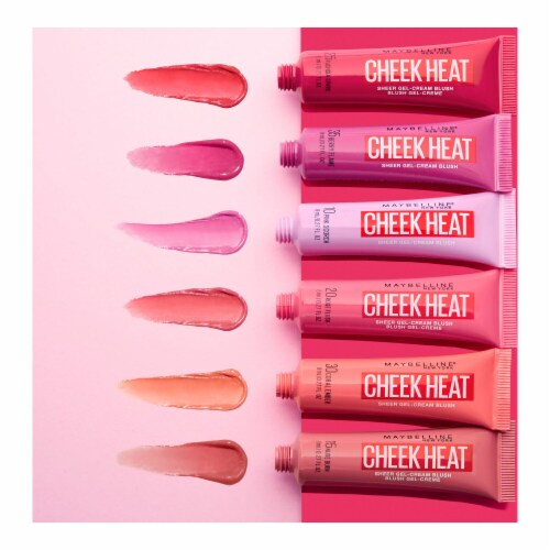 MAYBELLINE New York Cheek Heat Gel-Cream Blush, 030 Coral Ember, 0.27 oz