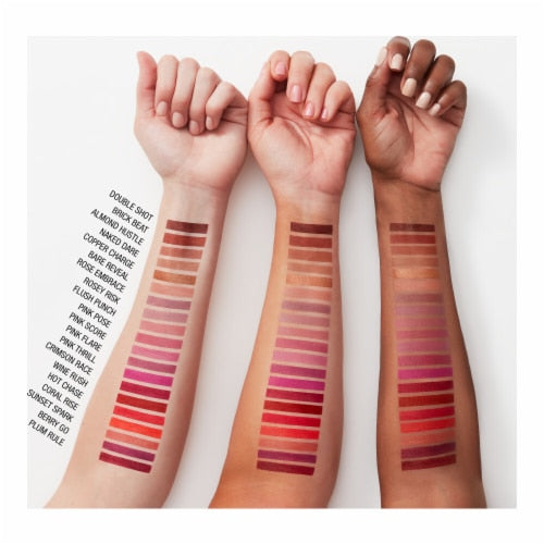 MAYBELLINE New York Color Sensational The Creams Cream Finish Lipstick Makeup, 222 Flush Punch, 0.15 oz