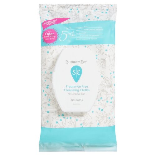 Summers Eve Cleansing Cloths 16 Count Fragrance-Free