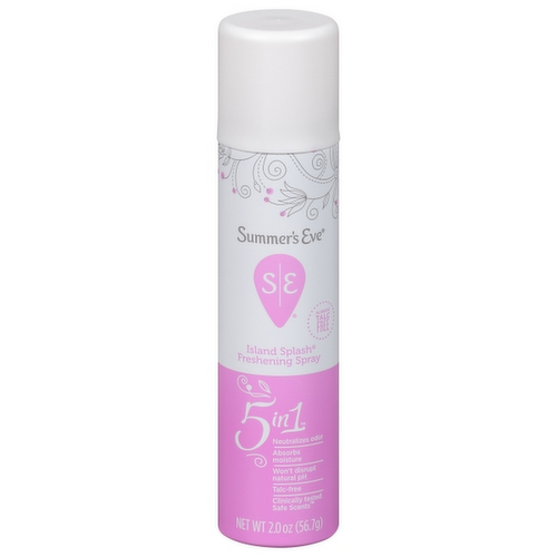 Summers Eve Freshening Spray 2oz Island Splash