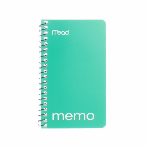 Mead Side WireBound College Ruled 3" x 5" Memo Book - Assorted colors, 60 pages