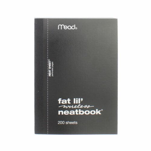 Mead Fat Lil' Wireless Neatbook, College Ruled - Assorted Colors