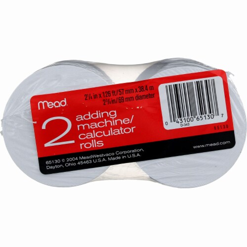 Mead 2 Adding Machine Calculator Rolls