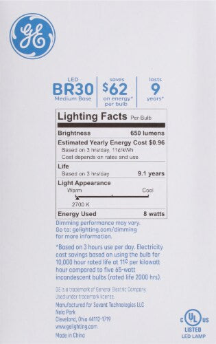 GE Lighting LED Bulb with 700 Lumens Daylight Reflector 65 Watts