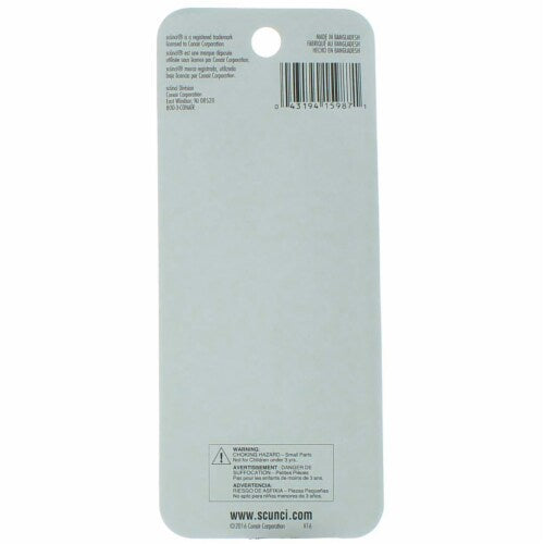 Scünci Effortless Beauty Basic Jaw Clips, 3 CT