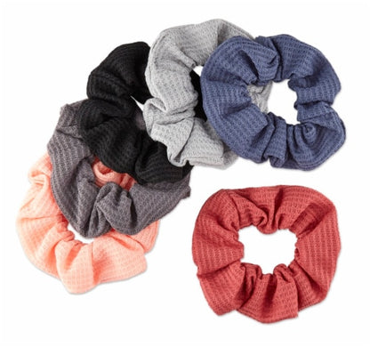 Scünci Effortless Beauty Waffle Ruffle Twister, 6 CT