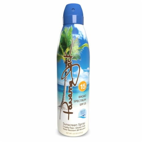 Panama Jack Continuous Spf#15 Clear Sunscreen Spray 6oz