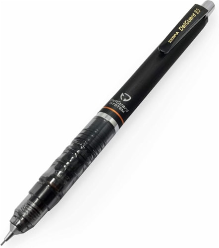 Zebra DelGuard Fine Point Mechanical Pencil with Lead Refill, #2 HB Lead