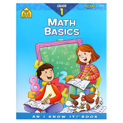 School Zone Math Basics Grade 1 Workbook