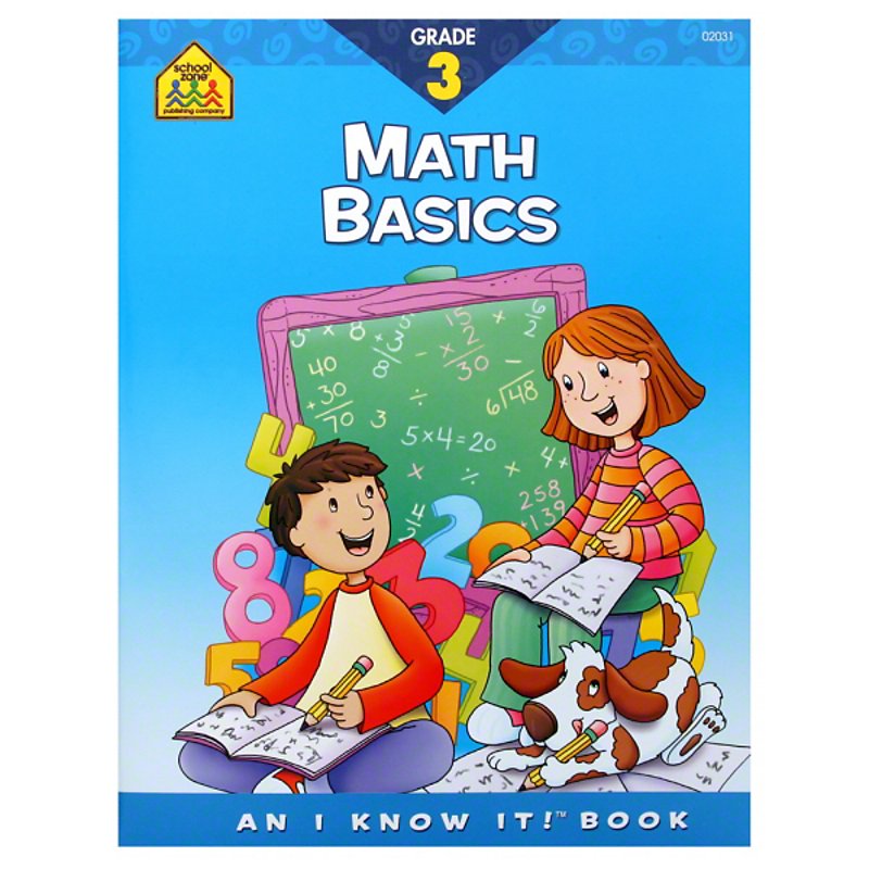 School Zone Math Basics Grade 3 Workbook