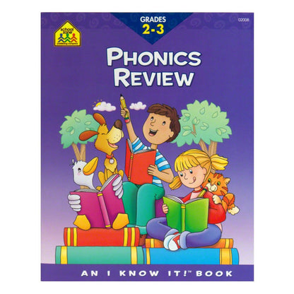 School Zone Phonics Review Grades 1-3 Workbook