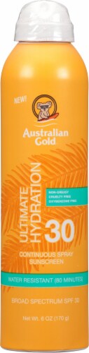 Australian Gold Continuous Spf#30 Spray 6oz Ultimate Hydr