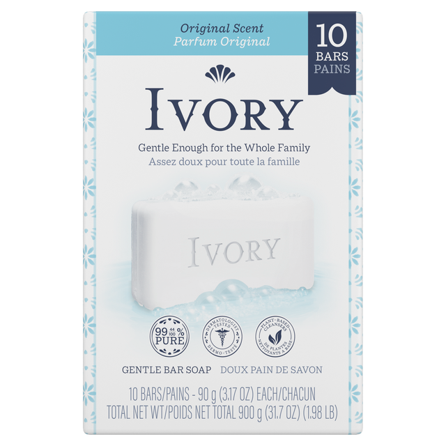 Ivory Bar Soap Original Scent 2 Count 6.34oz