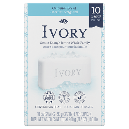 Ivory Bar Soap Original Scent 2 Count 6.34oz
