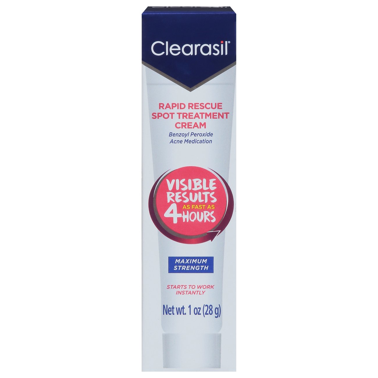 Clearasil Rapid Rescue Spot Treatment Cream 1oz