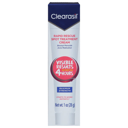 Clearasil Rapid Rescue Spot Treatment Cream 1oz