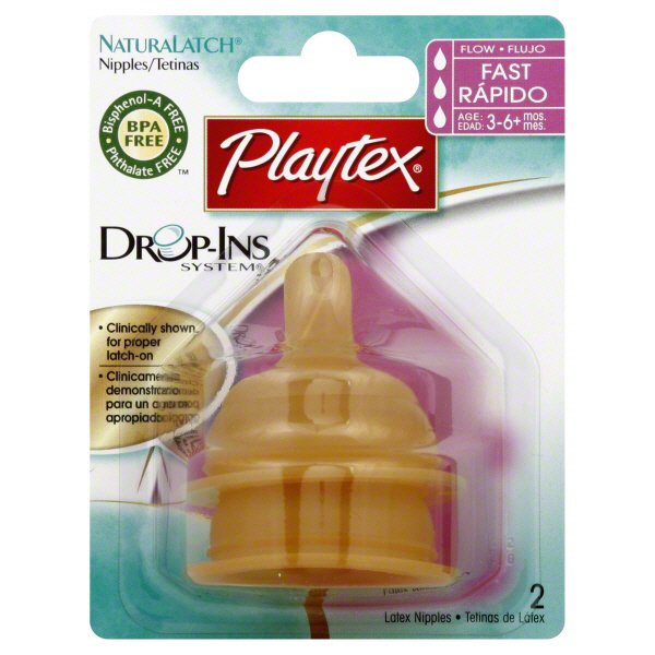 Babyking Medium Flow Latex Nipples, 3 count