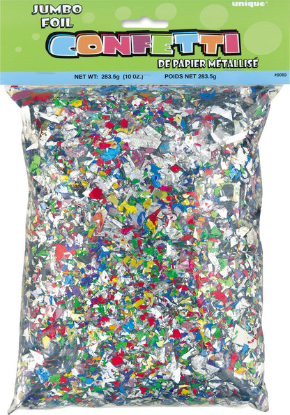 Unique Multicolor Foil Confetti, 2.5oz