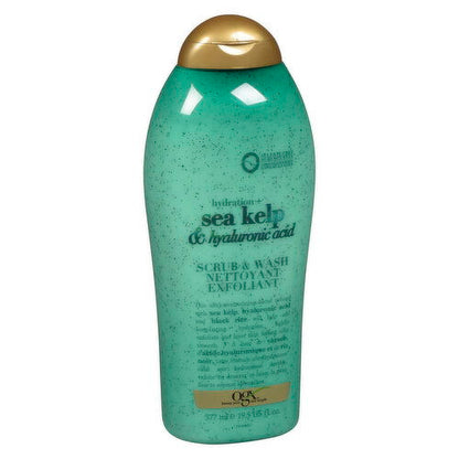 Ogx Body Scrub & Wash Sea Kelp 19.5oz
