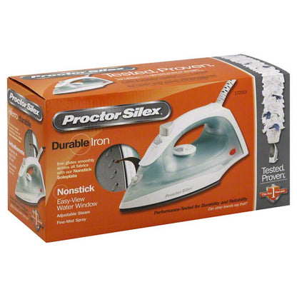 Proctor Silex® Nonstick Iron, WHITE, 17291R