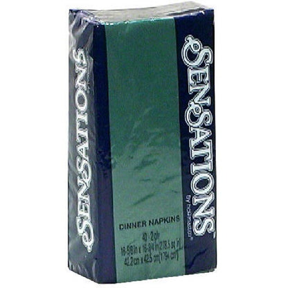 SENSATIONS Beverage Napkins - Fresh Green, 40 count