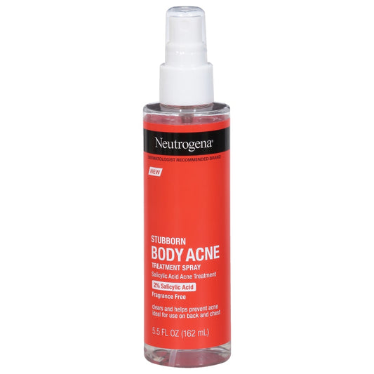 Neutrogena Stubborn Body Acne Treatment Spray No Frag 5.5oz