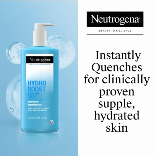 Neutrogena Hydro Boost Body Gel Cream Fragrance-Free 8.5oz
