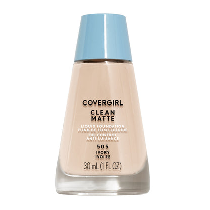 COVERGIRL Clean Matte Liquid Foundation - 505 Ivory