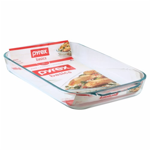 PYREX 3QT OBLONG CLEAR