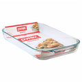PYREX 3QT OBLONG CLEAR