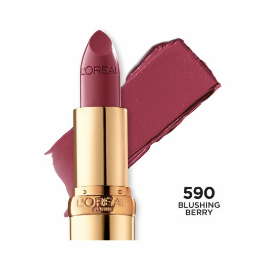 L'ORÉAL PARIS Colour Riche Blurred Matte Lipstick, 590 Blushing Berry