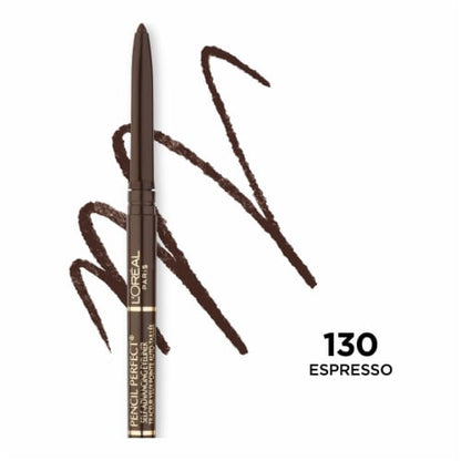 L'ORÉAL PARIS Pencil Perfect Self-Advancing Eyeliner, 130 Expresso, 0.01 oz.