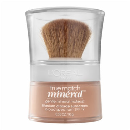 L'ORÉAL PARIS True Match Mineral Loose Powder Foundation, 460 Nude Beige, 0.35 oz.
